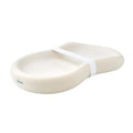 Peanut Changer Baby Vanilla – The Original – Easy-to-Clean Changing pad and The only Shell Over Foam, Fully Water Repellant, Wipeable Diaper pad, Wipe-Clean Changing pad